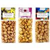 Everly Grace Popcorn Originals Bundle - Caramel & Sea Salt Sensation, Peanut Caramel Swirl, Love Story, sacchetti da 100 g di popcorn artigianale dalla nostra manifattura ad Augusta, Germania
