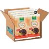 CAIYA Gullon Cuor di Cereale Gallette di Mais Ricoperte di Cioccolato Fondente Senza Glutine 100g [CAIYA® BOX da 8 Confezioni]