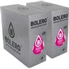 Generico SET 48 BOLERO DA 9 grammi Banana Strawberry Preparato istantaneo polvere solubile in bustine Sticks per Bevande con Stevia e Vitamina C e Senza Zucchero ideale per fitness e diete