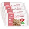 CAIYA 4X Galbusera ZeroGrano Cracker Integrale con Riso Soffiato Senza Glutine (Gluten Free) 360g