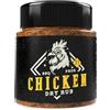 ITALIA SPEZIE Rub per Pollo - Chicken Dry Rub N°31, Barattolo 200g, Mix di spezie per Barbecue ideale per Pollo e Tacchino, Italia Spezie BBQ PROS