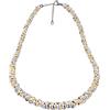 ParticolarModa Collana nodini intrecciati regolabile per donna 6 mm | Lunghezza personalizzata, Leggero, Alluminio Anodizzato, Acciaio inossidabile, Anellini lucidi