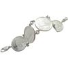 Cozzi Gioielli Bracciale in Argento 925 con Monete da 500 lire in Argento serie Caravelle e Quadriga - Centenario - Braccialetto