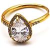 Shopping Cat Bijoux Anello Goccia di Luce - Anello acciaio donna