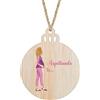 GioCandles Decorazione Albero di Natale in Legno Personalizzata per Mamma in Attesa