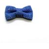 Generic 1 Fiocco stoffa rigida blu applique tessuto decorazione fiocchetto già pronto applicazione