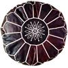 Berber Crafts Pouf in pelle artigianale marocchina, Pouf in vera pelle, Ottomano in vera pelle, 100% Pouf in vera pelle
