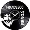 Handmade Fusorario Orologio disco in Vinile da Parete LP 33 Giri Silenzioso Idea Regalo A Tema caricatura somigliante Francesco Renga 2 2020