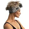 Handmade Fascia capelli BANDANASARTE con ferretto modellabile,100% cotone pregiato
