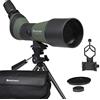Celestron 52329 LandScout 80mm Cannocchiale ad angolo rinforzato in gomma, ottica completamente rivestita, oculare zoom 20-60x, treppiede da tavolo e adattatore per smartphone, Verde