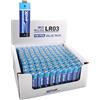 Xcell 146960 - Batteria alcalina, 1,5 V, micro AAA, confezione da 100