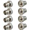 QLXHBOT 8Pcs SMA femmina a BNC femmina Convert adattatore per radio bidirezionale BaoFeng UV-5R FD-880