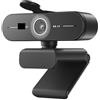 BJdfgE Webcam 4K Streaming Web Camera 1080P 60FPS Autofocus USB Computer 73° Cam con doppio microfono for PC/Laptop