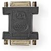 NEDIS Adattatore DVI | DVI-I 24 + 5 Pin Femmina | DVI-I 24 + 5 Pin Femmina | Nichel | Dritto | PVC | Nero | Sacchetto di plastica
