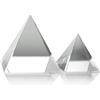 LXXOZ 1Pc Prisma colorato Piramide Cristallo Generatore di energia Prismi 80mm K9 Vetro Strumento didattico for esperimenti