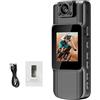 JOJIDE Bodycam, Mini telecamera WiFi HD 4K 1080P con clip posteriore for forze dell'ordine, visione notturna a infrarossi, telecamera portatile intelligente(NO WIFI)