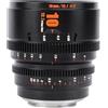 Depisuta Obiettivo cinematografico, obiettivo Cine T2.1 10mm APS C 260 Deg Ultra Long Focus Obiettivo per fotocamera a grande apertura con messa a fuoco manuale Obiettivo con attacco E