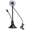 fasient1 Webcam con microfono per PC, desktop, laptop, TV, webcam girevole USB Plug and Play, webcam Full HD per conferenze, studio, zoom, Skype, per XP /7/8/10, per MOS, per Android 4.0 e