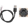 Mavaol 1MP Camera USB 1280x720 Webcam HD, angolo largo 180 °, plug and play, formato MJPEG, ideale per videochiamate, streaming, sorveglianza, uso industriale