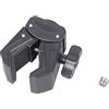 Kaeltsyn Morsetto per fotografia con filettatura da 3/8 pollici Vite regolabile da 15-45 mm Impugnatura per luci Fotocamere Microfoni Morsetto per fotocamera in plastica per video LED