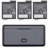 CQJFCYBRA La Batteria Supporta Fino A 160 Minuti Di Durata Della Batteria Ricarica Rapida PD, Compatibile Con DJI, For Osmo Action 5 Pro Osmo 360(3 battery Kit)