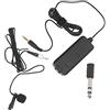 Generic EY‑580S Microfono con Collare e Clip con Riduzione del Rumore per Live/vlog/interviste con Volume Regolabile, Monitoraggio in Tempo Reale, Design del Circuito a Basso Rumore,