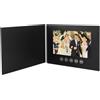 Jectse Biglietto D'auguri Video Elettronico, Schermo LCD Personalizzabile con Riproduzione HD 720P e Altoparlante Integrato, per Promozioni Aziendali, Matrimoni, Anniversari, Compleanni (10 pollici)