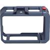 Tbest Action Camera Protective Frame Metal Housing Video Prive per Azione 5Pro 4 3 Filatura Rapida Magnetica 1/4 Pollici (GRAY)