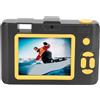 Annadue Fotocamera Digitale 4K per Fotografia Video, Fotocamera per Vlogging HD 64MP 1080P con Doppio Obiettivo, Giochi MP3, OTG e Trasmissione Wireless, Fotocamera Compatta con Zoom