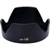 GMBYLBY EW-73B Paraluce per obiettivo fotocamera EF-S 18-135mm F3.5-5.6 IS Copertura di protezione calda Adattatore convertitore obiettivo fotocamera digitale Adattatore Tappo posteriore Supporto per