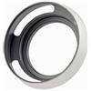 Generico 55MM PARALUCE METALLO VENTILATO GRIGIO ARGENTO SILVER universale metal lens hood vented alluminio parasole OBIETTIVO compatibile con tutti gli obiettivi con diametro filtro 55 MM