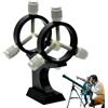 Bsbkoj per mirino regolabile, base di montaggio interamente in metallo, accessorio compatto standard di precisione per telescopi astronomici, 4,1 cm, nero