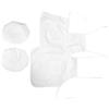 MUELODSIC 2 Set Cappello da Chef e Grembiule Bianco per Ragazzo Ragazza Mesi Costume Cuoco per Foto Giochi in Cucina e Feste Morbido per Bambine