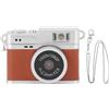 YUEHISY Piccola Fotocamera Digitale Vintage, Fotocamera Portachiavi retrò Portatile, Display a Colori FHD da 0,96 Pollici 1080P, Luce Flash 4 Filtri, per Viaggi e Adolescenti (BROWN)