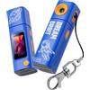 Generisch 2026 - Telecamera professionale compatta per riprese video 4K con obiettivo grandangolare, funzionamento con una sola mano (blu, 10 x 6 x 3 cm)