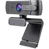 NGBFF Webcam HD 1080P con microfono integrato, telecamera USB for PC/laptop/monitor, senza rumore