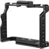 ERYUE Gabbia per Fotocamera Gabbia Video Resistente in Lega di Alluminio con Doppi Supporti per Pattino Freddo A7IV A7III A7II A7R III A7S II Installazione Compatta e Stabile della Fotocamera la
