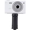 Generic Fotocamera Digitale Compatta con Zoom 16X 4K per Fotografie di Viaggio con Flash a Doppia Fotocamera, Vlog con Messa a Fuoco Automatica da 64 MP per Principianti (WHITE)