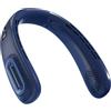 Kznifmk Ventilatore da Collo Portatile Ricaricabile USB, Refrigerazione In Porcellana di Ghiaccio, Ventilatore Elettrico Blu