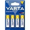 Brightium PILA AA - LR06 ENERGY VALUE PACK (BLISTER 4 pz.) Ø 14,5 x 50,5 mm. Potenza e durata in ogni utilizzo, ideale per dispositivi elettronici. Ottimizza la tua energia oggi!
