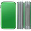 Gadget Hoppa Custodia rigida per 80 CD e DVD, custodia per il trasporto, portatile, colore: verde