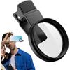 Generic Lephoto Lens - Obiettivo della fotocamera, Fotografia, Filtri Polarizzatori Clip Telefono Obiettivo Della Fotocamera Del Telefono, Polarizzatore, Nero Magnetico Variabile, Lenti Polarizzatrici