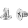 uxcell - Viti M2 x 4 mm, testa a croce con testa a croce color argento, diametro 3,8 mm, per IBM HP, Dell, Lenovo Gateway Acer Samsung, 100 pezzi