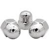 Ningvong Acciaio inossidabile 201, dado di copertura/dado di copertura/dado decorativo-M6 (100 capsule)