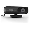 QZCX Webcam PC, Webcam FHD 1080P 60FPS H.264 Webcam con messa a fuoco automatica con copertura for la privacy del microfono for desktop PC portatile Riunione Streaming Web Camera USB ,per streaming live, v