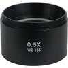 Generic Accessori per telescopi WD165 0,5X 0,7X 2,0X Obiettivo della fotocamera for microscopio con zoom stereo Lente di Barlow Oculare per telescopio(0.5X)