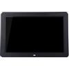Annadue Cornice Digitale da 12 Pollici, Cornice Digitale Grande 1280X800, Cornice Fotografica Elettronica Multifunzionale Smart Cloud con Telecomando per Amici di Famiglia (BLACK)