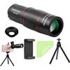Generic Birdwatching monoculare monoculare - telescopio monoculare 18X25 - adattatore per smartphone, treppiede, telescopio monoculare per concerti, birdwatching