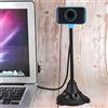 SPYMINNPOO ABS a Rotazione Lunga ABS 480p Camera di Rotazione Lunga per la Riunione del Desktop, Fotocamera per i Desktop per Computer Vivi