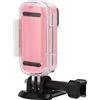 Generic Videocamera Impermeabile, Videocamera HD Mini C100 Leggera, Facile da Usare, per Viaggi, Surf, Sci, Immersioni (PINK)